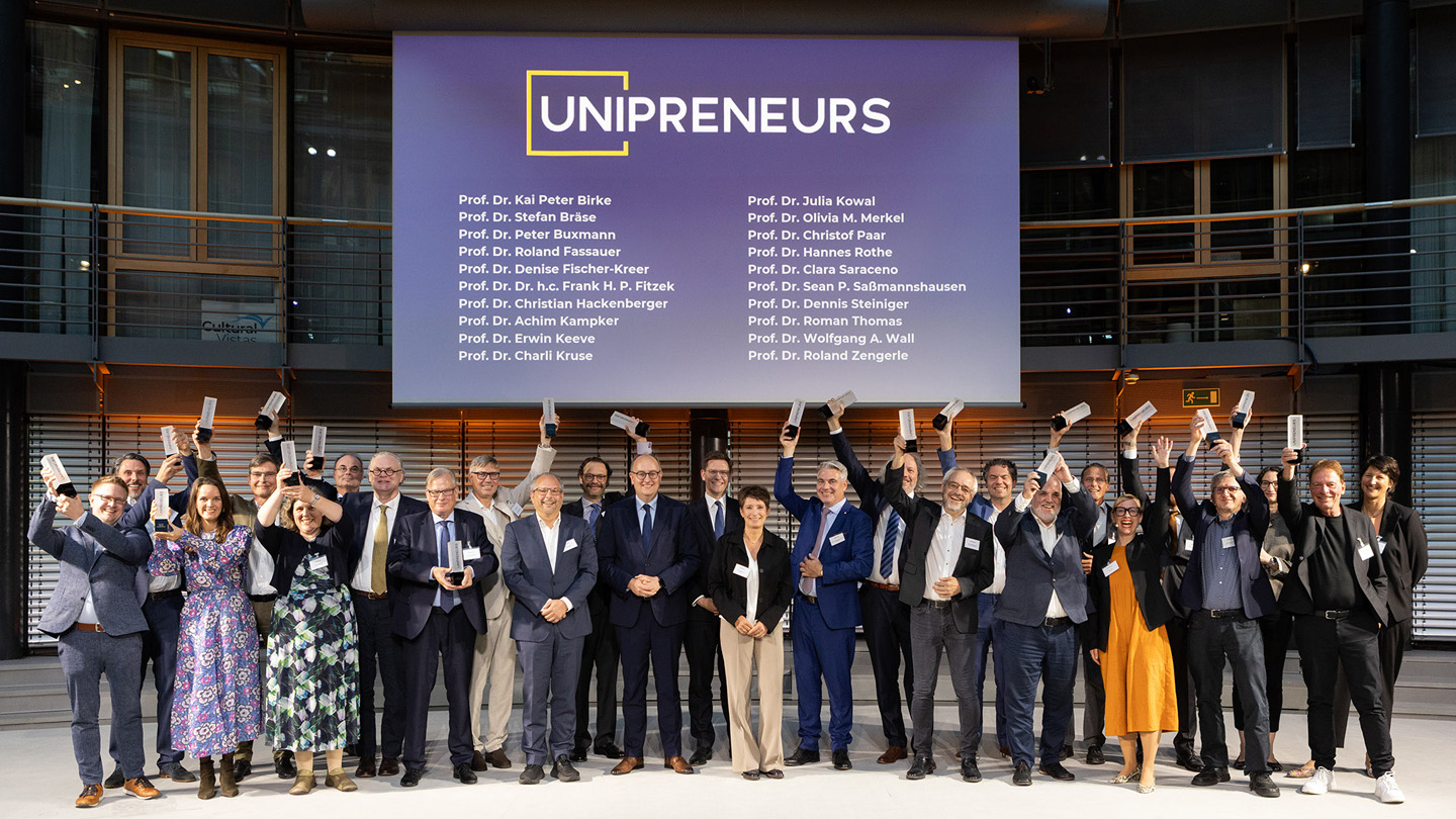 UNIPRENEURS-Preisverleihung 2026 (Foto: Jürgen A. Morgenroth)