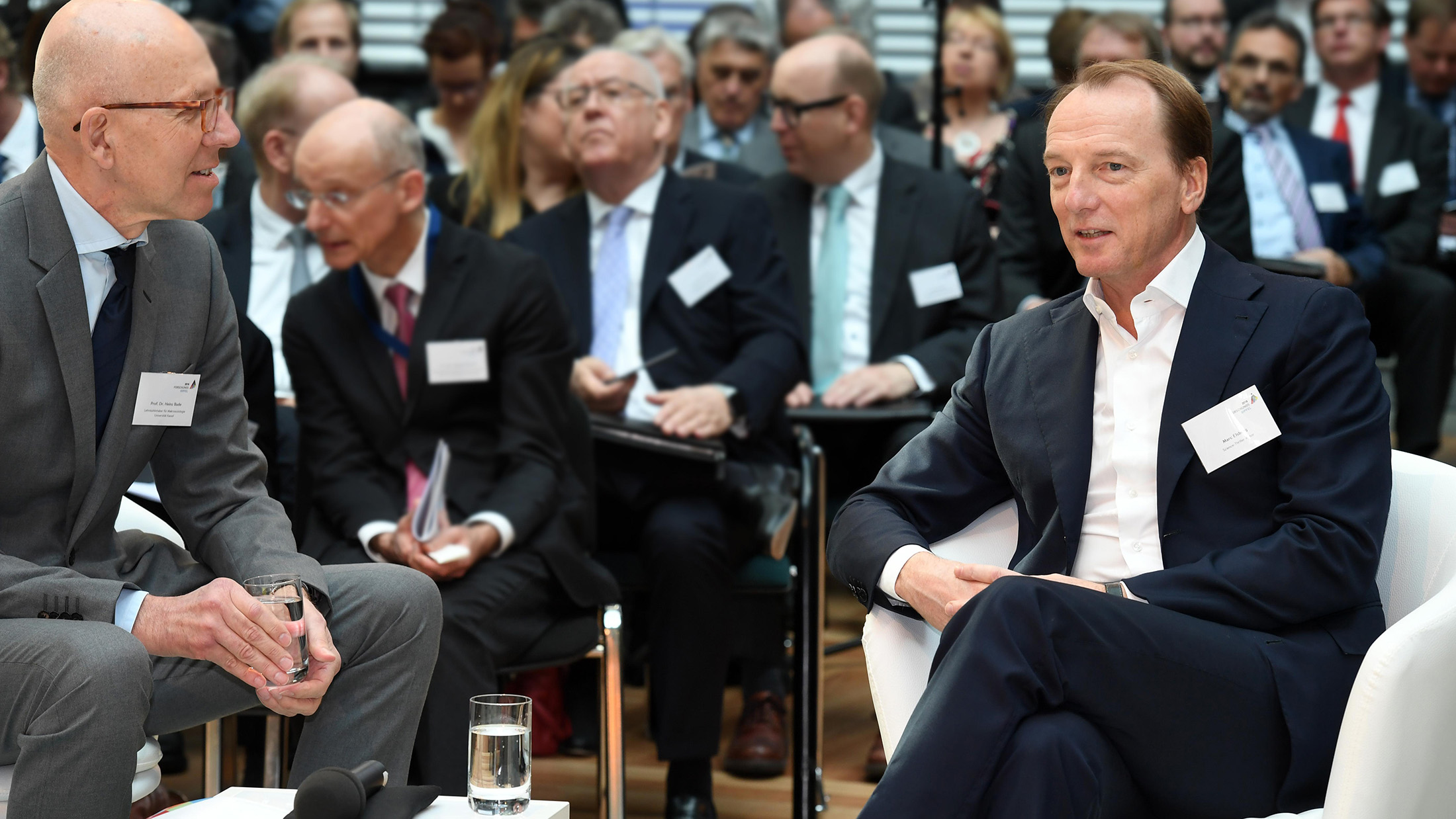 Marc Elsberg auf dem Forschungsgipfel 2018 (Foto: David Ausserhofer) 
