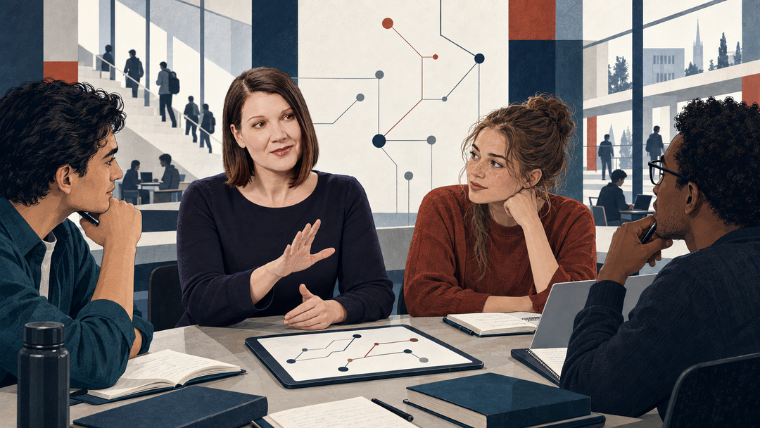 Diskussion und Austausch an der Uni