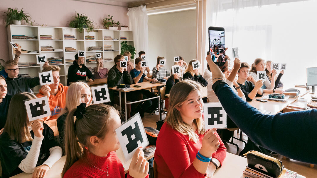 Digitales Klassenzimmer (Foto: Johan Huimerind)