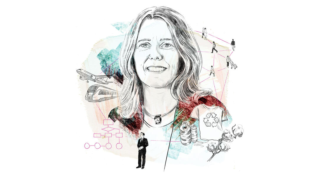 Brigitte Biermann (Illustration: Irene Sackmann) 
