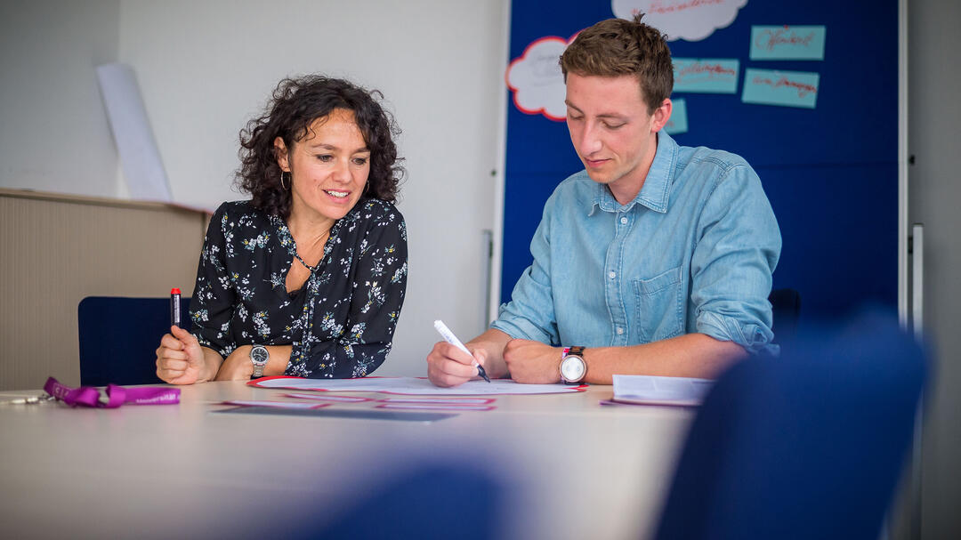 Eylem Çetinöz und Fin Bandholz (Foto: Olaf Malzahn)