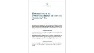 Beitragsordnung