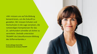 Testimonial zur Zukunftsmission Bildung