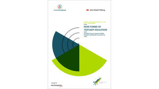 Exploratory study "New forms of tertiary education" (cover)