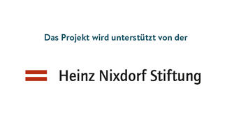 Das Projekt wird unterstützt von der Heinz-Nixdorf-Stiftung