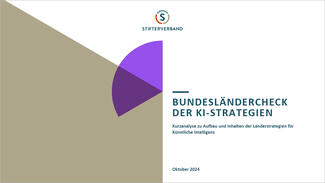 KI-Strategien der Bundesländer (Cover der Präsentation)