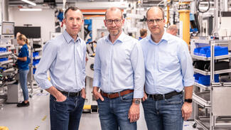 Das mit dem Deutschen Zukunftspreis 2025 ausgezeichnete Forscherteam (Foto: Ansgar Pudenz/DZP)