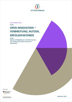 Open Innovation – Verbreitung, Nutzen, Erfolgsfaktoren (Cover der Publikation)