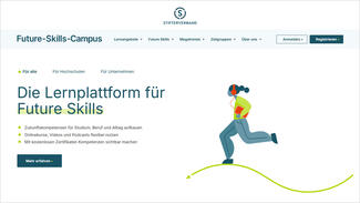 Future-Skills-Campus (Screenshot der Homepage)