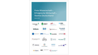 Positionspapier "Freie Wissenschaft – Erfolgreiche Wirtschaft – Starkes Deutschland"