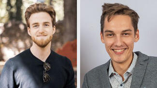 Lennart Guderian (li.) und Oliver Hausdörfer