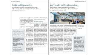 duz-Special "Kooperative Hochschule" (Beispielseiten)
