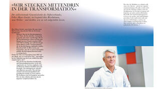 Beispielseiten aus dem Jahresbericht 2020/2021
