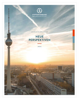 Tätigkeitsbericht des Stifterverbandes 2015/16 (Cover)